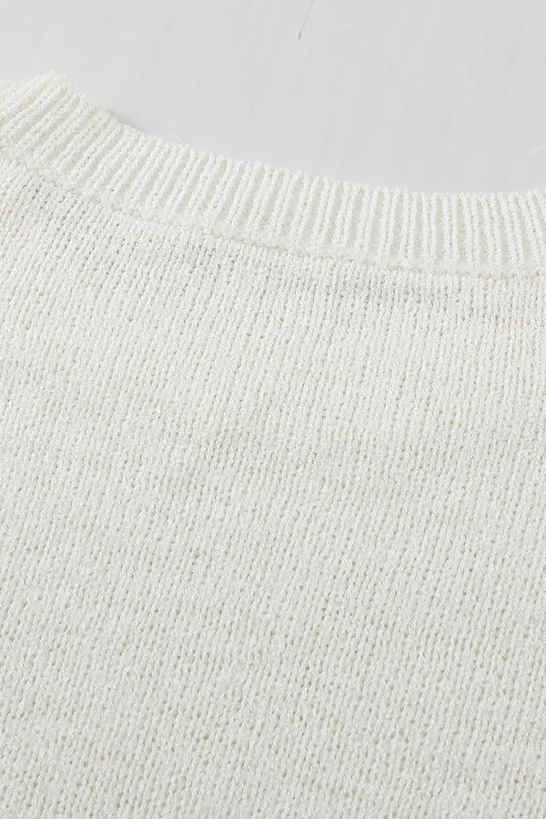 Slouchy Drop-shoulder Leopard Striped Colorblock Sweater