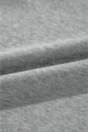 Gray Solid Classic Crewneck Pullover Sweatshirt