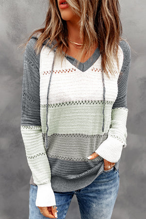 Beach Bonfire Knitted Hoodie