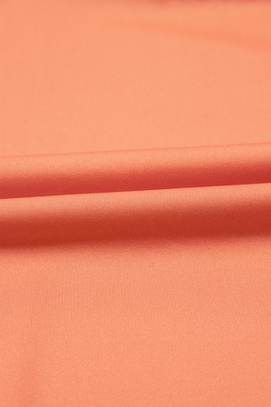 Grapefruit Orange Spaghetti Straps U Neck Pocketed Active Dress