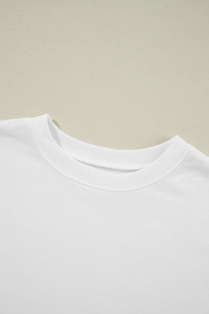 Solid Classic Crewneck Pullover Sweatshirt