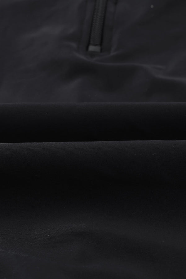 Black Seam Contoured Zip Front Wetsuit