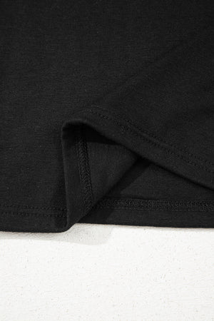 Black Spaghetti Strap Skinny Fit Cropped Tank Top